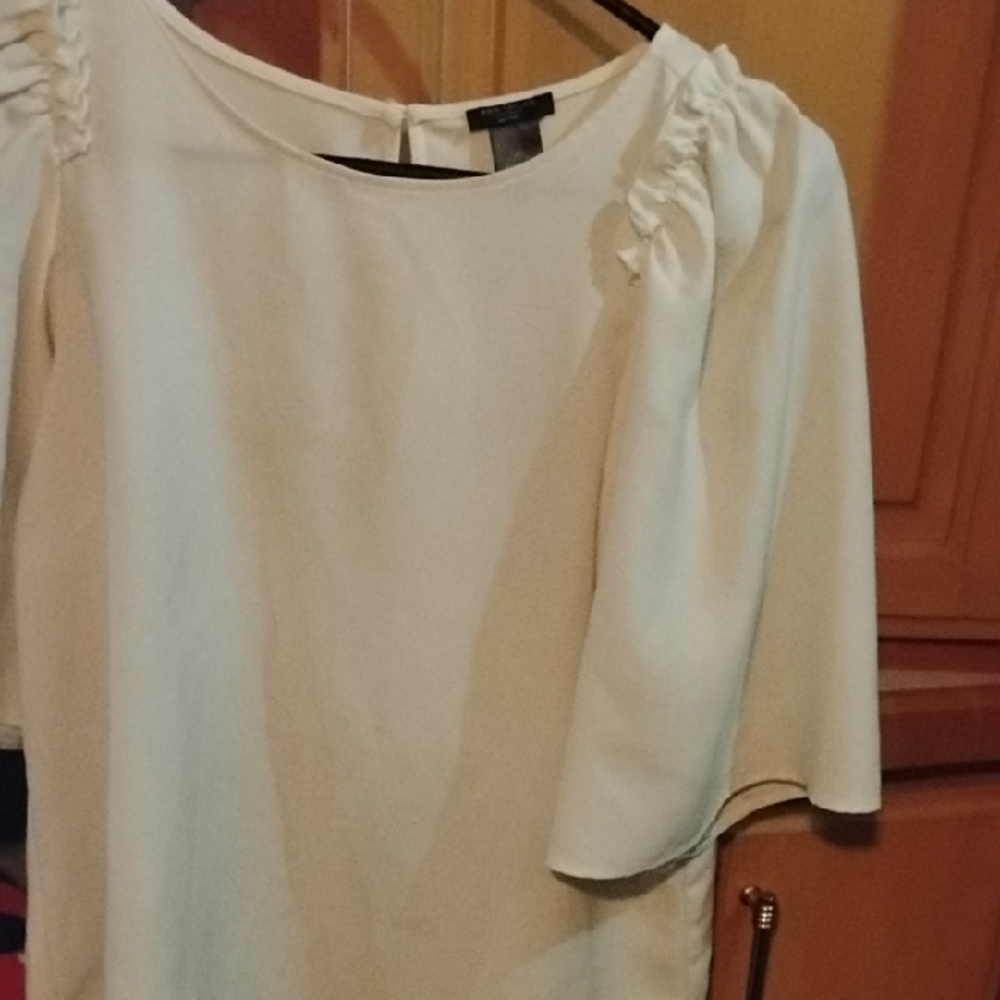 Ann Taylor Factory Cream Blouse